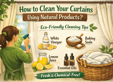 Clean Your Curtains Using Natural Products